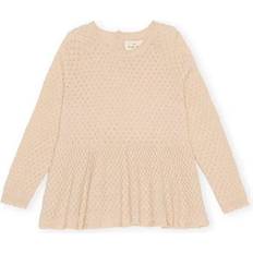 Konges Sløjd Fuzzy Frill Blouse - Almond Milk