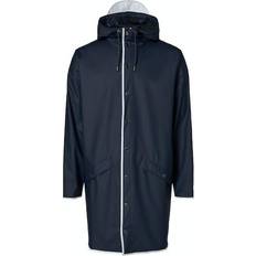 Rains Long Jacket Unisex - Navy Reflective