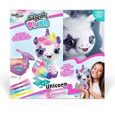 Tekstil Hobbybokser Canal Toys Unicorn to Customise Airbrush Plush Spray Art with Felt Tip Pens & Stencils