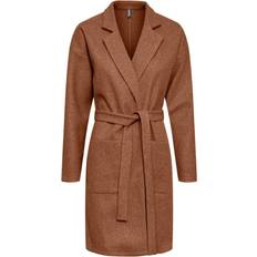 Pieces Dresses Coat - Mocha Bisque