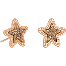 Kendra Scott Jae Star Stud Earrings - Rose Gold/Drusy