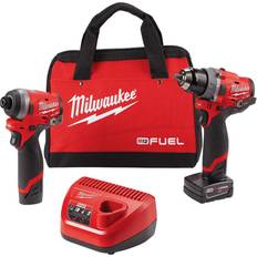 Milwaukee tool combo Milwaukee M12 Fuel 2598-22 2-Tool Combo Kit
