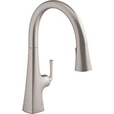 Kitchen Faucets Kohler Graze K-22068-VS Vibrant Stainless