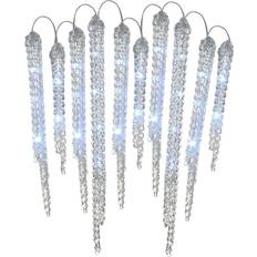 Candles & Accessories National Tree Company 10ct LED Crystal Icicle Christmas String Lights LED Candle