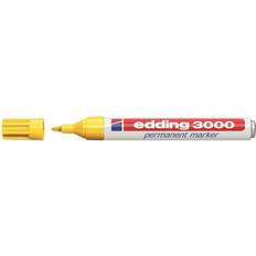 Edding Permanent Marker Yellow, 3000, Bullet Nib
