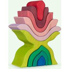 Grimms Flower Stacking Tower, Building Blocks