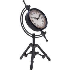 Ridge Road Decor Tripod Table Clock 7"