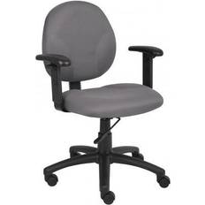 Adjustable Seat - Armrests Office Chairs Boss Office Products Diamond Office Chair 40"