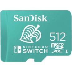 SanDisk 512 GB Memory Cards & USB Flash Drives SanDisk Nintendo Switch microSDXC Class 10 UHS-I U3 100/90MB/s 512GB