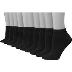 Hanes Women's Athletic Low Cut Socks 10-pack - Black