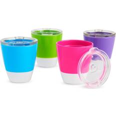 Plastic Cups Munchkin Splash Toddler Lidded Training Cup 4-pack