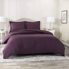 Washed Duvet Cover Orange, Black, White, Beige, Gray, Green, Purple, Blue, Pink (228.6x228.6)