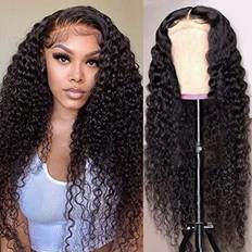 Nourishing Extensions & Wigs Toprem Deep Wave Lace Front Wig 20 inch Natural Black