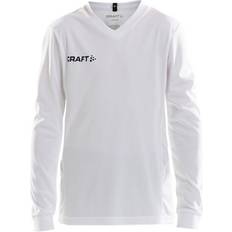 Craft Squad Jersey Solid LS JR - White