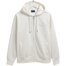 Gant Sweaters Gant Tonal Archive Shield Zip Up Hoodie