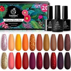 Gift Boxes & Sets Beetles Brighten Your Style Gel Polish Kit B-Full Maroon 23-pack