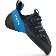 Black - Women Climbing Shoes Scarpa Instinct VSR - Black/Azure