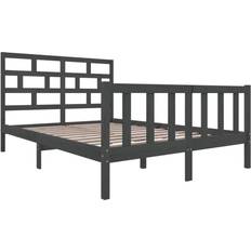 vidaXL Bed Frame Solid Pine 69.5cm Bettrahmen 160x200cm