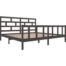 vidaXL Bed Frame Solid Pine 69.5cm Sängram