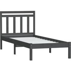vidaXL Bed Frame Solid Pine 100cm Bettrahmen 75X190cm
