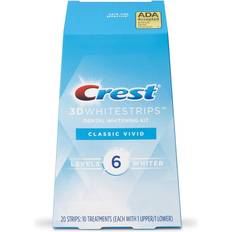 Teeth Whitening Crest 3D White Whitestrips Classic Vivid Teeth Whitening Kit 20-pack