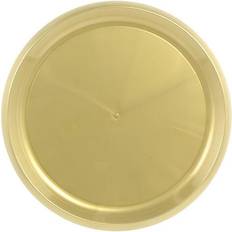 Amscan Party Platter, Gold, 4/Pack (432345.19) Gold