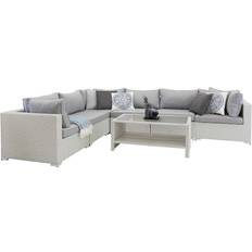 Armstützen Lounge-Sets Venture Design Amazon Lounge-Set, 1 Bord inkl. 5 Soffor