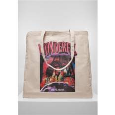 Damen - Weiß Stofftaschen Mister Tee Wonderful Oversize Canvas Tote Bag