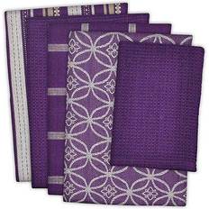 Kitchen Towels Design Imports Assorted Kitchen Towel Red, Purple, Black, Yellow, Green, Brown (71.1x45.7)