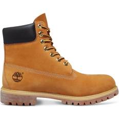 Brown - Men Boots Timberland Icon 6-inch Premium - Wheat