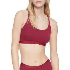 Calvin Klein Pure Ribbed Unlined Bralette - Rebellious