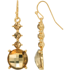 1928 Jewelry Drop Earrings - Gold/Yellow