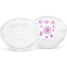 KeaBabies Maternity 14pk Organic Nursing Pads Lite, Washable Breast + Wash  Bag, Reusable Nipple