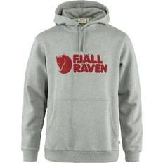 Fjällräven Logo Hoodie M - Grey Melange