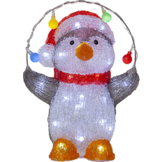 Star Trading Crystalo Penguin Julelampe 30cm