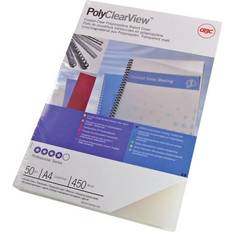 GBC PolyClearView Binding Cover A4 200 Micron Transparent