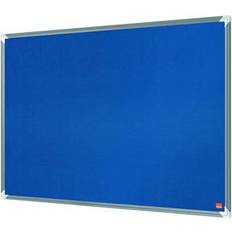 Blau Pinnwände Nobo Premium Plus Felt Notice Board 1800x1200mm Blue