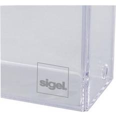 Sigel Business card box VA110 No. of compartments:1 100 cards Transparent 1 pc(s)