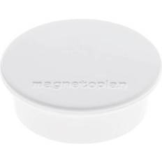 Magnetoplan Magnet Discofix Color (Ø x H) 40 mm x 13 mm Round White 10 pc(s) 1662000 Zierelement