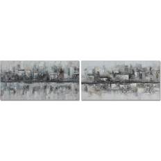 Dkd Home Decor Painting Abstract (120 x 2,8 x 60 cm) (2 Units) Maleri