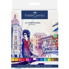 Faber-Castell Goldfaber Aqua Dual Markers Assorted, Set of 12