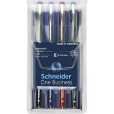 Schneiderpen Roller ball pen One Business 0.6 mm Blue, Green, Red, Black 183094 4 pcs/pack 1 pc(s)