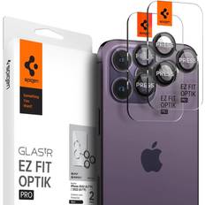 Spigen EZ Fit Optik Pro Lens Protector for iPhone 14/15 Pro/iPhone 14/15 Pro Max 2-Pack