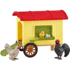 Schleich Lekesett Schleich Farm World Mobile Chicken Coop 42572