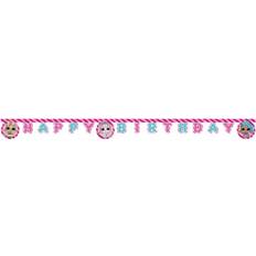 Girlandere Procos 90863P Letter Banner L.O.L. 'Happy Birthday' -2 m, Multi Colours