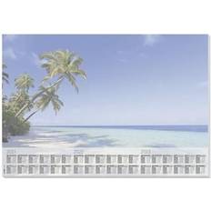 Schreibtischunterlagen Sigel Beach Desk pad Calendar Multicolour (W x H) 595 mm x 410 mm