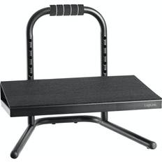 LogiLink EO0007 EO0007 Footrest (W x D) 400 mm x 339 mm Ergonomic, Height-adjustable, Foam-coated Black