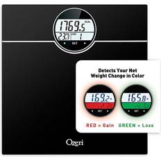 Ozeri ProMax 560 lbs (255 kg) Body Weight Scale (0.1 lbs / 0.05 kg Bath  Scale Sensors), with Body Tape & Fat Caliper