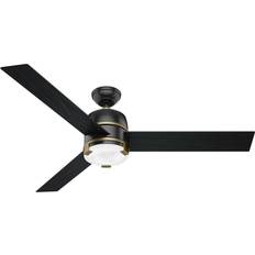 Hunter ceiling fan blades Hunter Hunter Fan 60" Bureau-Matte Black 7294 CFM Kit