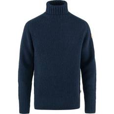 Herre - M - Pologensere - Ull Fjällräven ÖvikRoller Neck Sweater M - Dark Navy